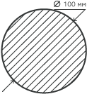 AISI 316 100х4000 мм. калиброванный	