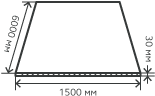 Лист нержавеющий  30х1500х6000 мм.  AISI 409 (08Х13) горячекатаный,  матовый